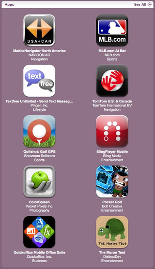 Illustration for article titled The App Store's Biggest (Official) Hits Of 2009